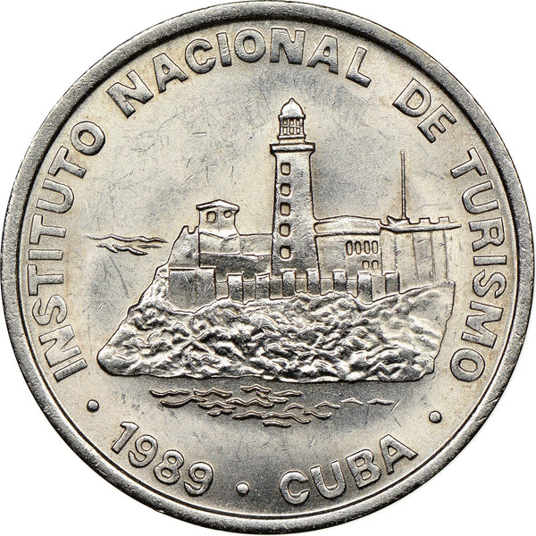1 Peso Coin | INTUR | El Morro | Km:580 | 1989