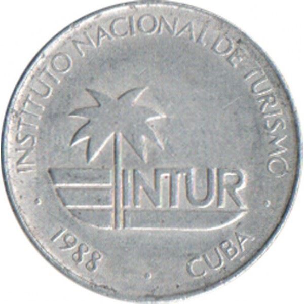 10 Centavos Coin | INTUR | Km:416 | 1988