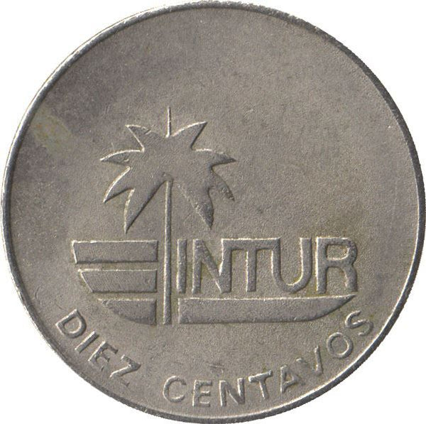 10 Centavos Coin | Without number | INTUR | Km:414 | 1981
