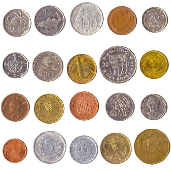 20 Coins | Island Countries | Surrounded By Water | Exotic Sovereign States