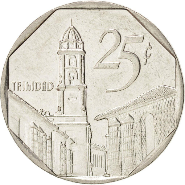 25 Centavos Coin | Church of San Francisco de Asis | Km:577 | 1994 - 2018