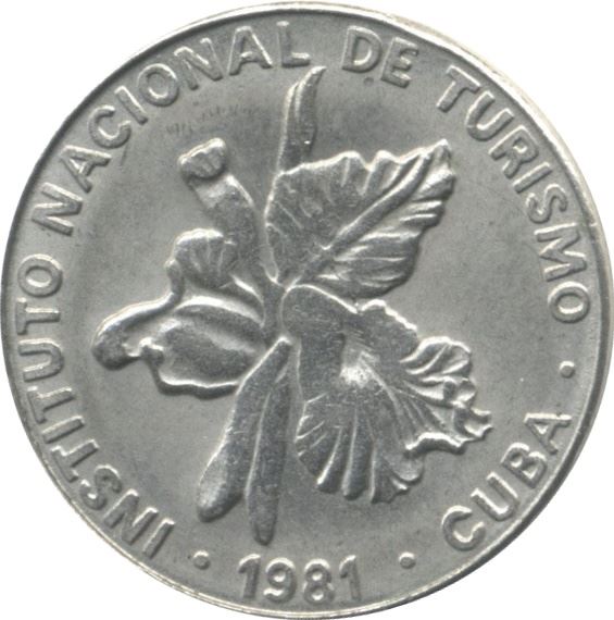 25 Centavos Coin | Without number | INTUR | Km:417 | 1981