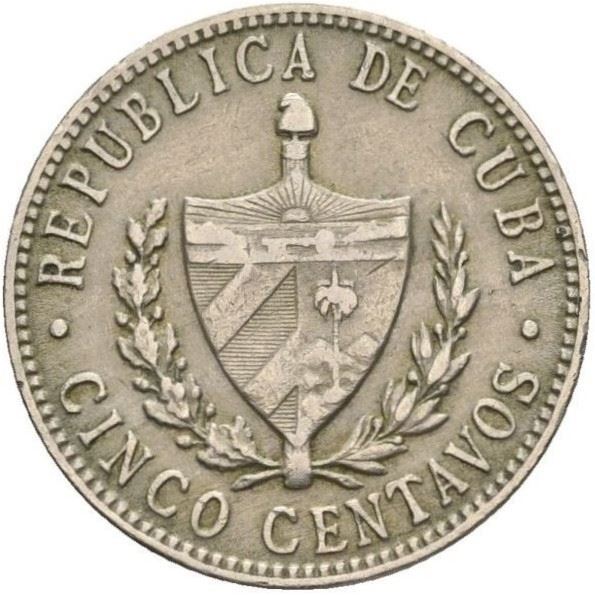 5 Centavos Coin | 5 GR. | Km:11.3 | 1946 - 1961
