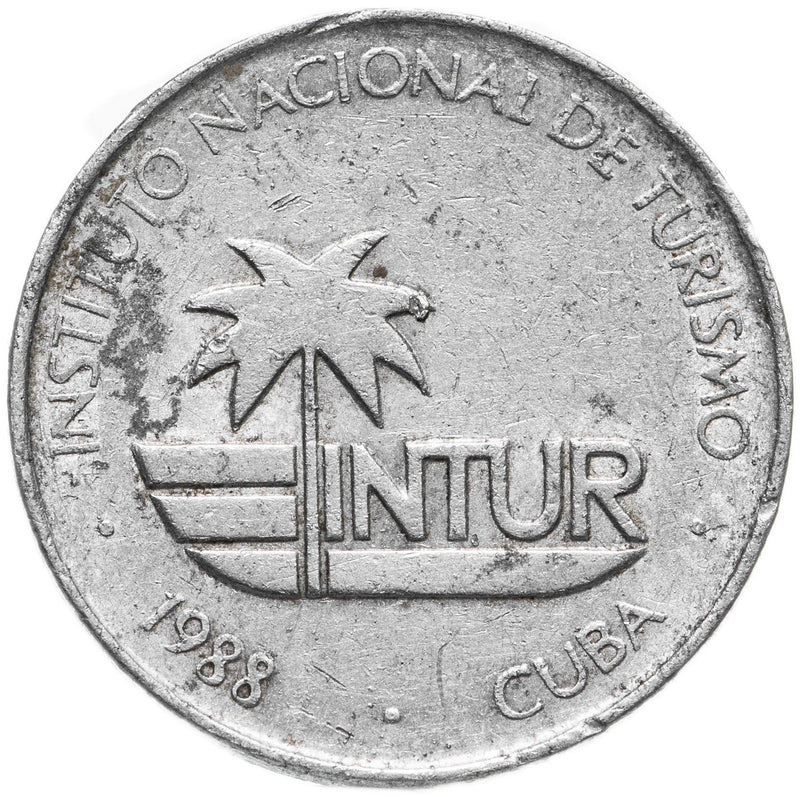 5 Centavos Coin | INTUR | Km:413 | 1988