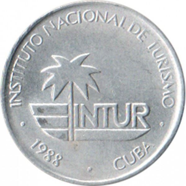 5 Centavos Coin | INTUR | Km:413 | 1988