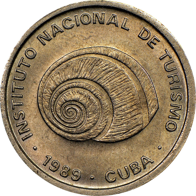 5 Centavos Coin | INTUR | Non-magnetic | Km:412.3 | 1989