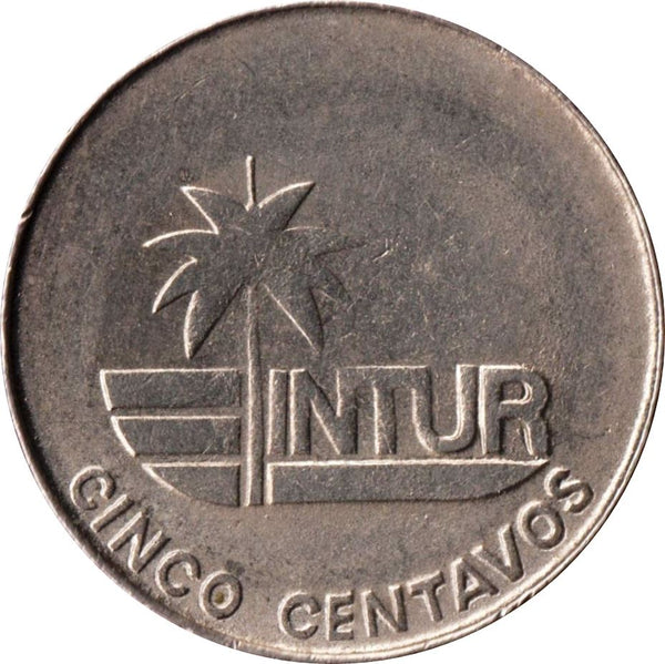 5 Centavos Coin | Without number | INTUR | Km:411 | 1981