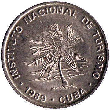 50 Centavos Coin | INTUR | Km:461 | 1989