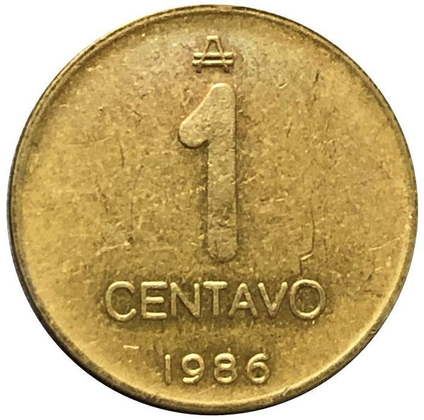 Argentina 1 Centavo Coin | Common Rhea | KM96 | 1985 - 1987