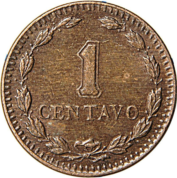 Argentina 1 Centavo Coin | KM37 | 1939 - 1944