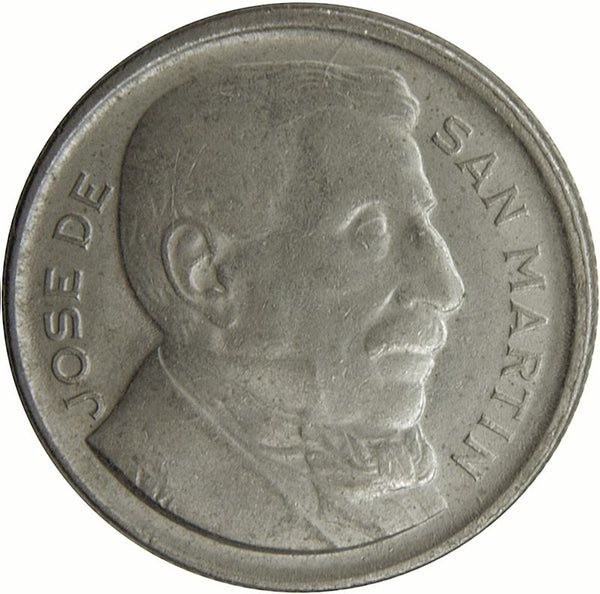 Argentina 10 Centavos Coin | Jose San Martin | KM47 | 1951 - 1952