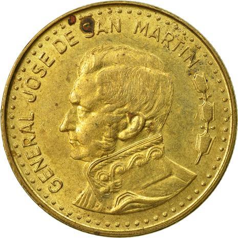 Argentina 100 Pesos | Jose de San Martin | Stars Coin | KM85a | 1980 - 1981