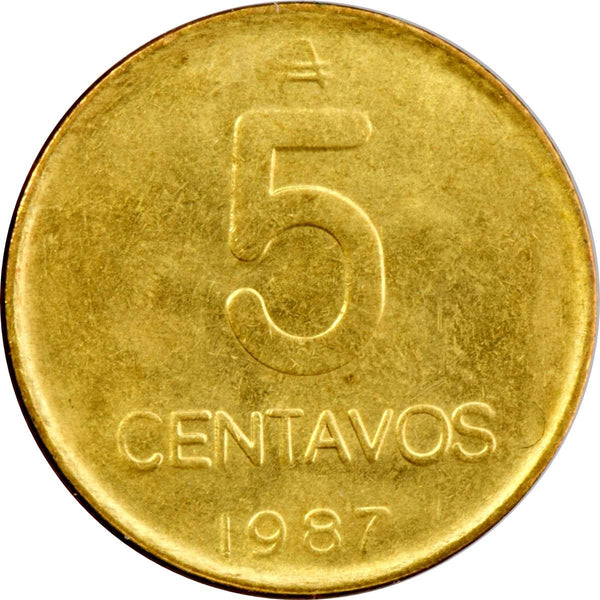 Argentina 5 Centavos Coin | Argentine cougar | Puma | KM97 | 1985 - 1988