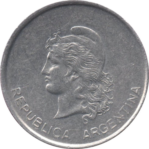 Argentina 50 Centavos Coin | Oudine | Phrygian cap | KM90 | 1983