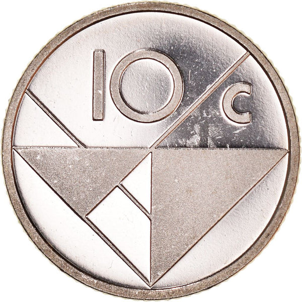 Aruba 10 Cents Coin | Queen Beatrix | Willem Alexander | KM2 | 1986 - 2020