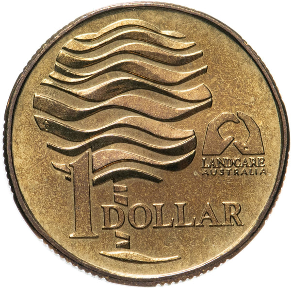 Australia | 1 Dollar Coin | Elizabeth II | Landcare Australia | KM208 | 1993