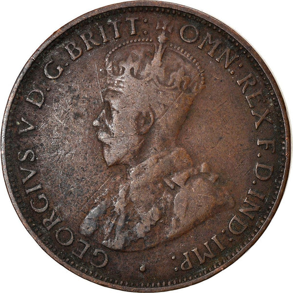 Australia Coin | ½ Penny | George V | KM22 | 1911 - 1936