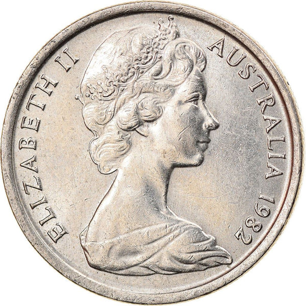 Australia Coin | 5 Cents | Elizabeth II | Short Beaked Echidna | KM64 | 1966 - 1984
