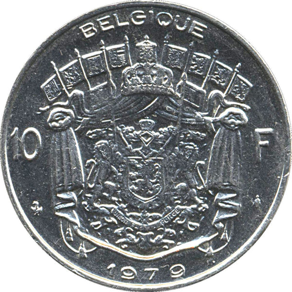 Belgian Coin 10 Francs - Baudouin I Belgique | Privy | KM155 | 1969 - 1979