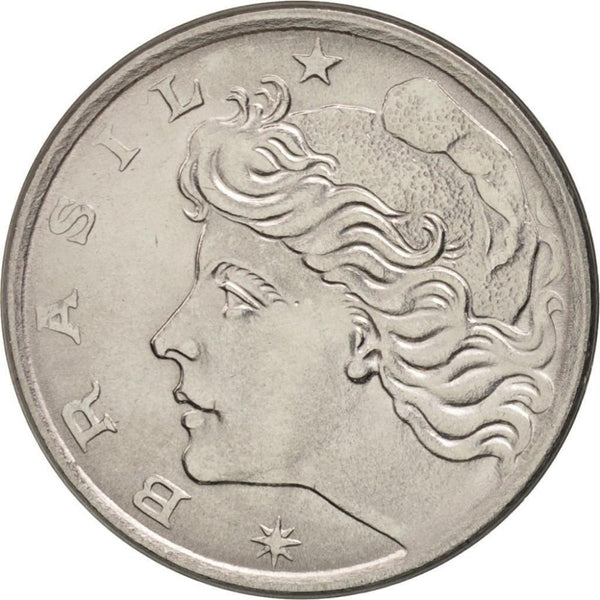 Brazil 10 Centavos Coin | non magnetic | KM578 | 1967 - 1970