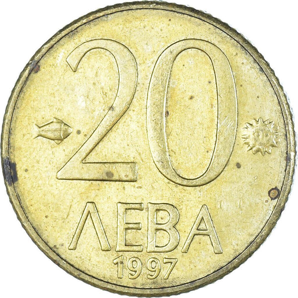 Bulgaria | 20 Leva Coin | Madara Rider | KM228 | 1997