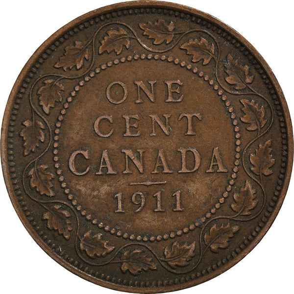Canada 1 Cent Coin | King George V | KM15 | 1911