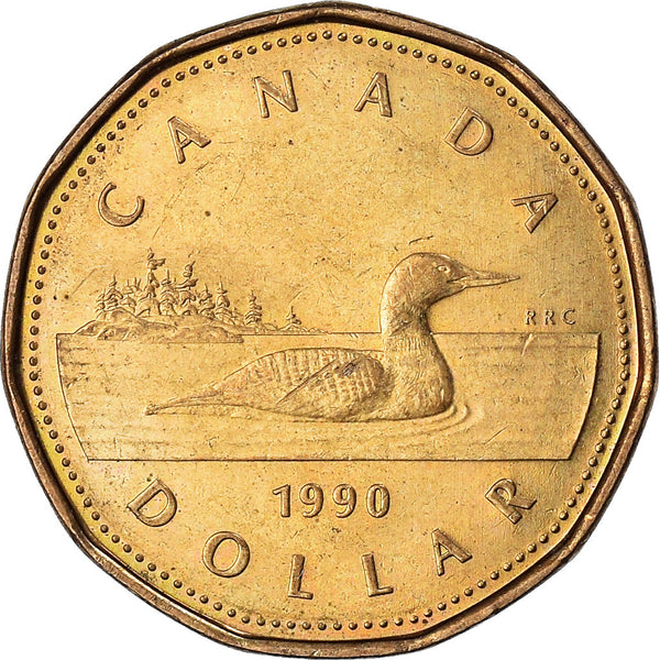 Canada Coin Canadian 1 Dollar | Elizabeth II | Loon | KM186 | 1990 - 2003