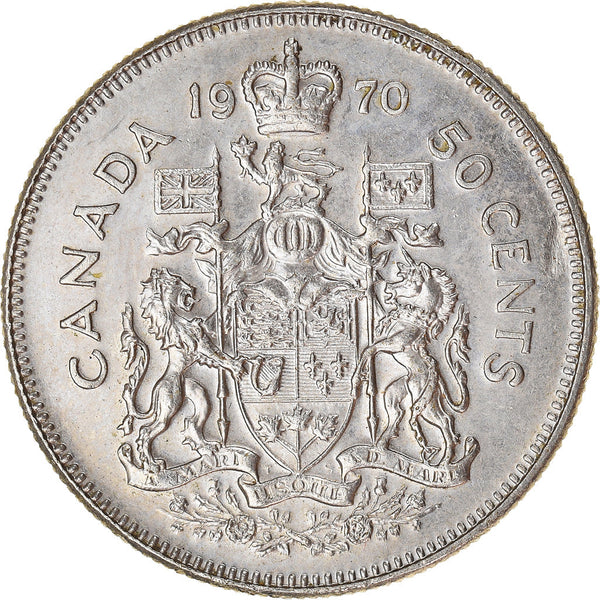 Canada Coin Canadian 50 Cents | Queen Elizabeth II | KM75 | 1968 - 1989