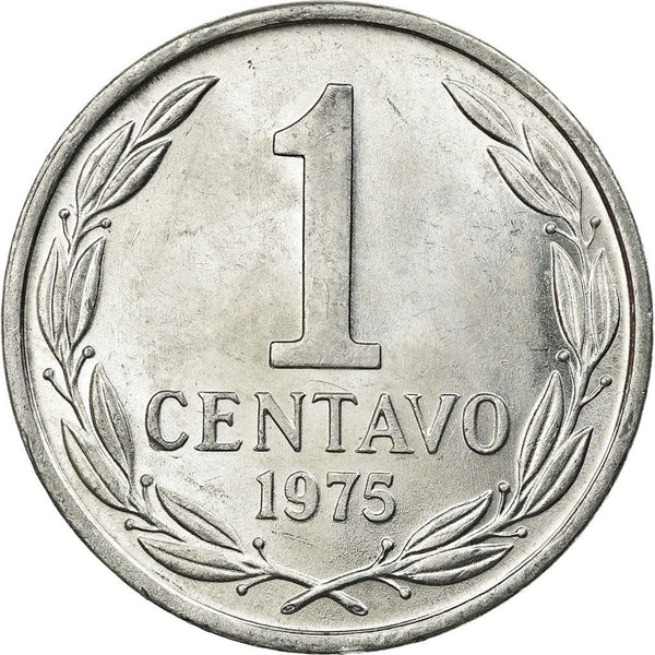 Chile | 1 Centavo Coin | KM203 | 1975