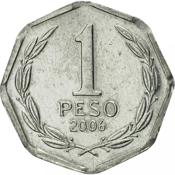 Chile 1 Peso Bernardo O'Higgins Coin KM231 1992 - 2015