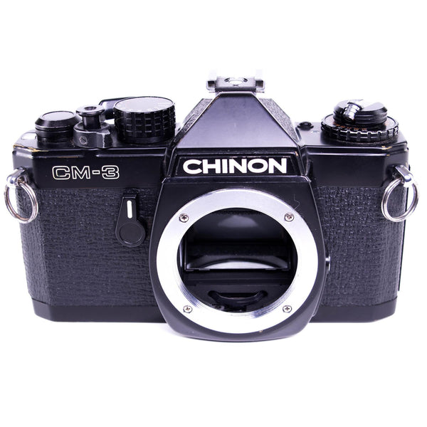 Chinon CM-3 Camera | M42 | Black | Japan | 1977 - 1979