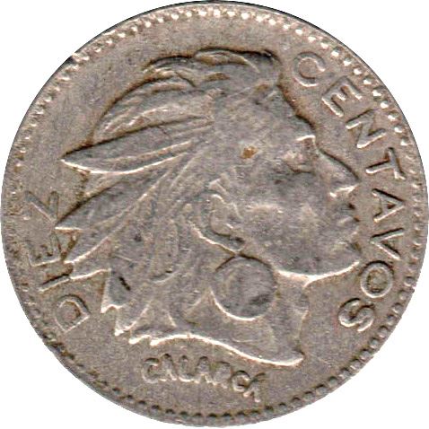 Colombia 10 Centavos Coin | Chief Calarca | 1960