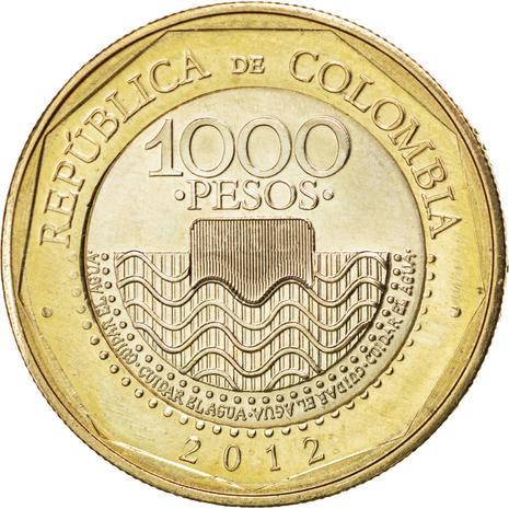 Colombia 1000 Pesos | Loggerhead turtle Coin | 2012 - 2020