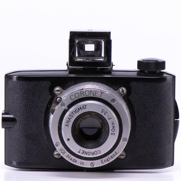 Coronet Cub Anastigmat Camera | 50mm f3.5 lens | Black | United Kingdom | 1948