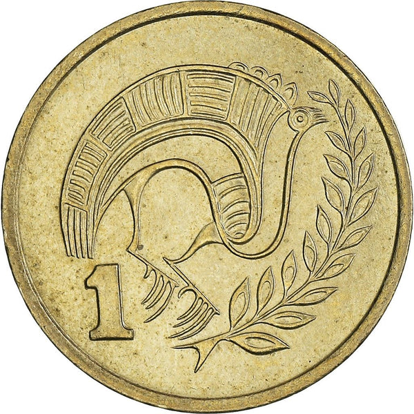 Cyprus 1 Cent Coin | KM53.1 | 1983