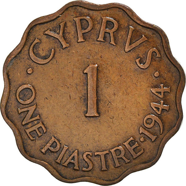 Cyprus 1 Piastre | King George VI | KM23a | 1942 - 1946
