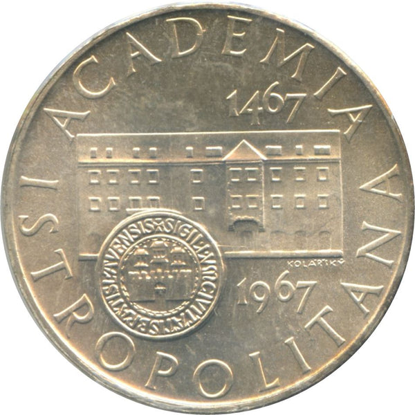 Czechoslovakia | 10 Korun Coin | Bratislava University | KM62 | 1967