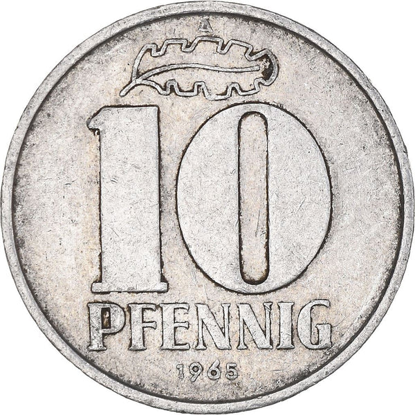 East German 10 Pfennig | Deutsche Demokratische Republik | KM10 1963 - 1990
