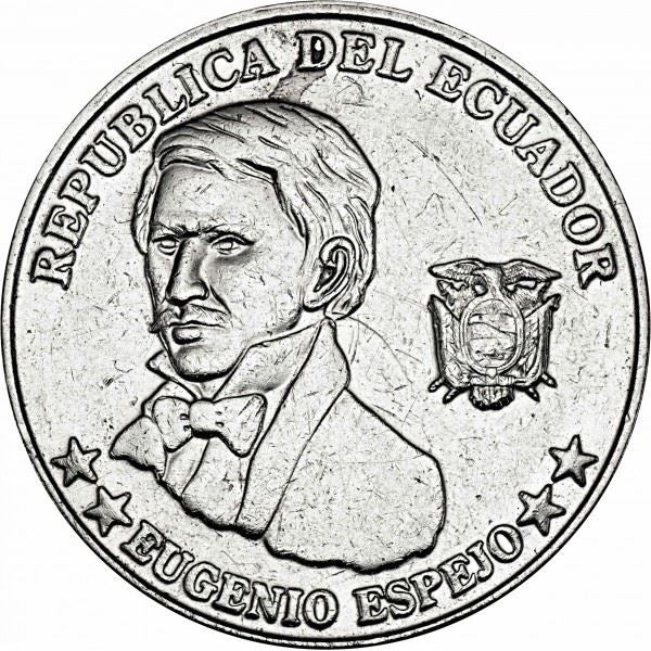 Ecuador | 10 Centavos Coin | Eugenio Espejo | Km:106 | 2000