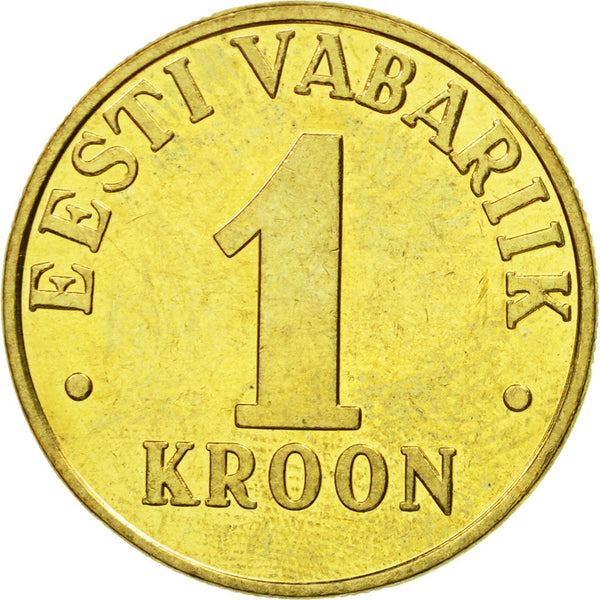 Estonia Coin Estonian 1 Kroon | Lions | KM35 | 1998 - 2006