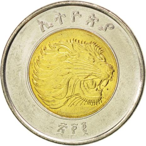 Ethiopia Coin | 1 Birr | Weighing Scale | Lion | KM78 | 2010 - 2016