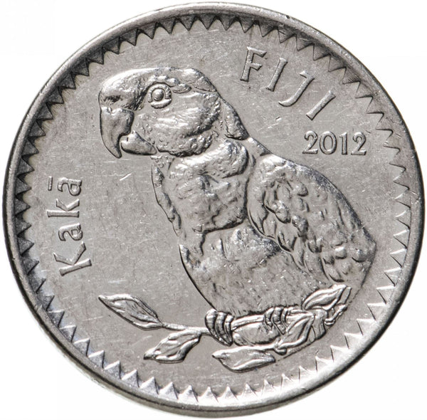 Fiji | 20 Cents Coin | Kaka Parrot | Tabua | Sperm Whale | KM334 | 2012 - 2014