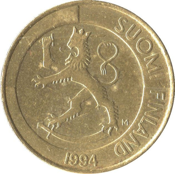 Finland Coin Finnish 1 Markka | KM76 | 1993 - 2001