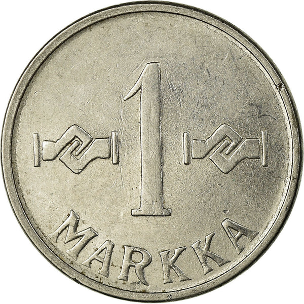 Finland Coin Finnish 1 Markka | Saint Hannes Cross | KM36a | 1953 - 1962