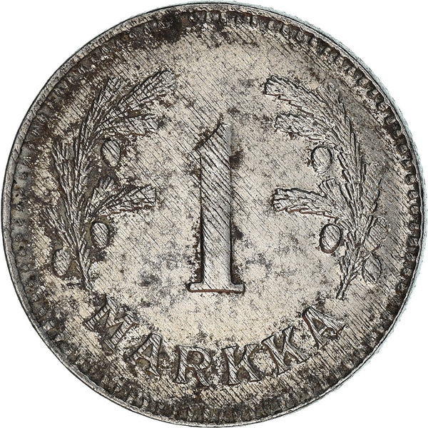 Finland Coin Finnish 1 Markka | Spruce Branch | KM30b | 1943 - 1952