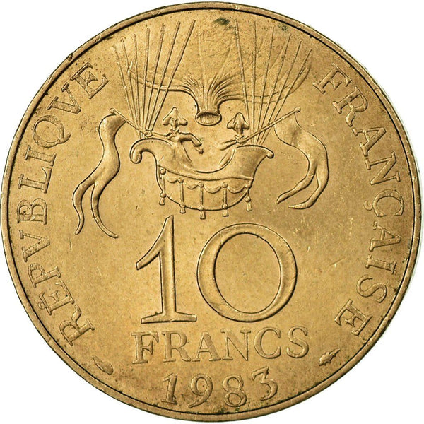 French Coin 10 Francs | Space Conquest | KM952 | France | 1983