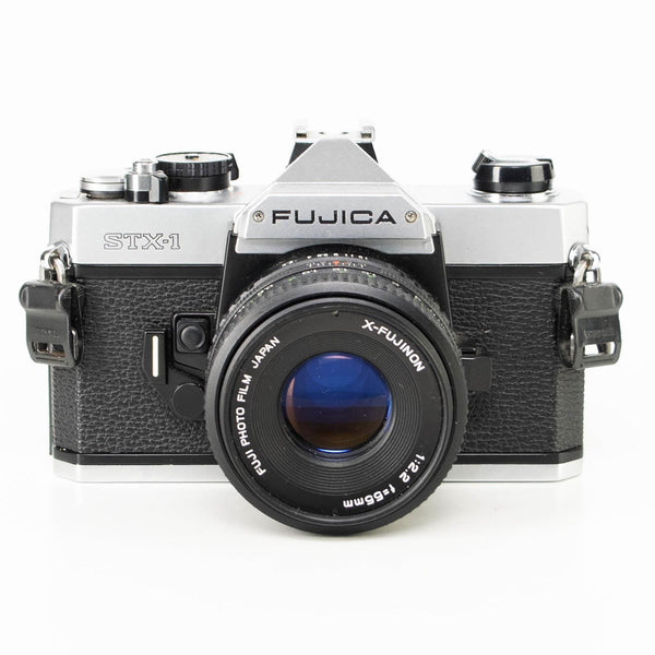 Fujica STX-1 Camera | X-Fujinon 55mm f2.2 lens | White | Japan | X Mount | 1979