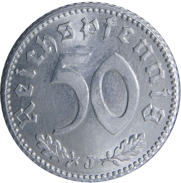 German Third Reich 50 Reichspfennig Coin | KM87 | 1935
