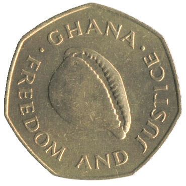 Ghana 1 Cedi Coin | 7-sided | FAO | KM19 | 1979