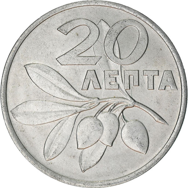 Greece | 20 Lepta Coin | Pheonix | KM105 | 1973